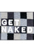 Feblilace Get Naked Checkerboard Bath Mat 20"x31"