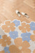 Feblilac Sun Flower PVC Coil Door Mat