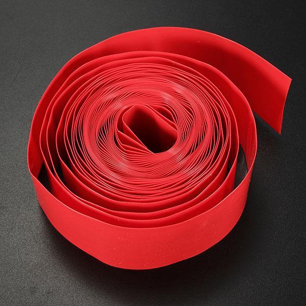 2M Flat 29.5MM 18.5MM PVC Heat Shrink Tubing For 18650 18500 Battery