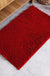 Chenille Non-Slip Microfiber Shag Bathroom Rug Mat, Solid Color