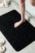 Feblilac Solid Cobblestone Coral Fleece Bathmat