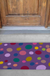 Purple Art Polka Dot Door Mat