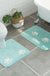 Feblilac Cat Paw Tufted Bathroom Mat Toilet U-Shaped Floor Mat