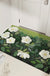 Feblilac Oil Painting Wild Small White Flowers Leather Door Mat