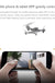 Folding fixed-height aerial drone