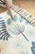 Feblilac Coconut Leaves Cotton Woven Bedroom Mat