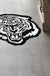 Feblilac Cute Tiger Tufted Bath Mat