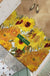 Feblilac Irregular Sunflower PVC Coil Door Mat