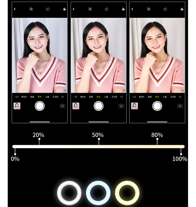 Folding fill light bracket