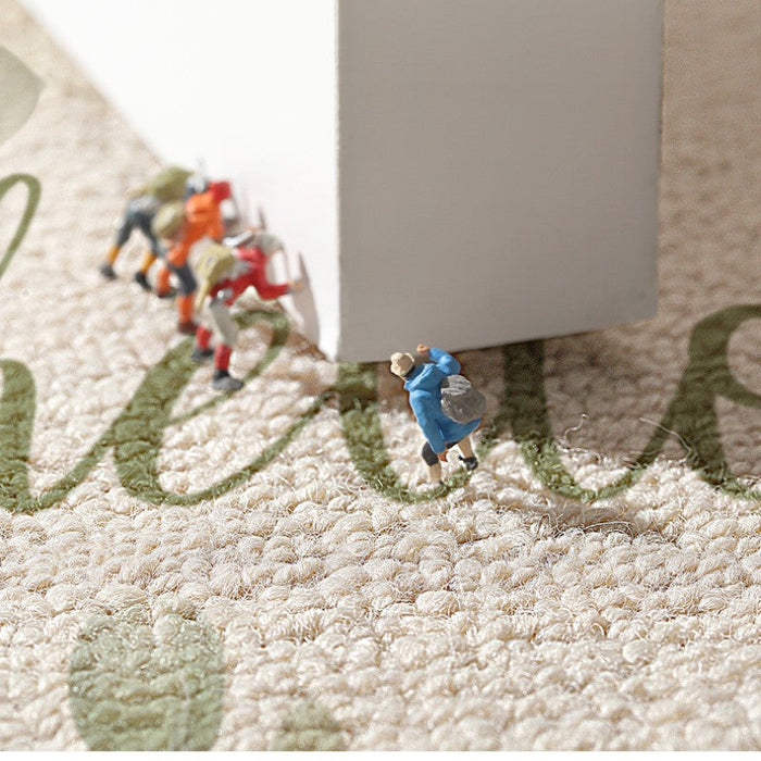 Feblilac Shadow of Leaves Polyester Door Mat