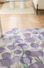 Feblilac Purple Tulips PVC Coil Door Mat