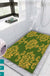 Feblilac Baroque Style One Big Flower PVC Coil Bathtub Mat and Shower Mat