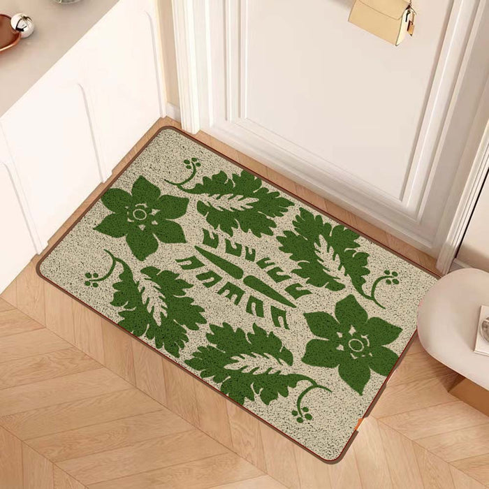 Feblilac Flowers and Plants Baroque Nylon Door Mat