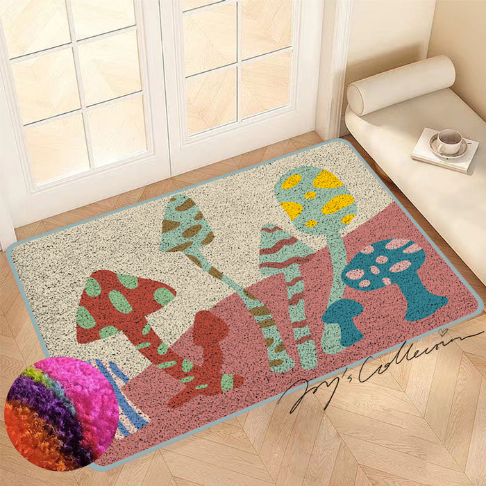 Feblilac Morandi Mushroom Nylon Door Mat