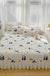 Cotton Lace Embroidery Quilted Bed Cover Series Three-piece Set