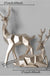 Deers Sculpture Resin Deer Statue Decoration Home Decor Statues Deer Figurines Modern Decoration Deers Table Ornament