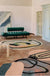 Feblilac Abstract Side Lying Pattern Handmade Tufted Acrylic Livingroom Carpet Area Rug
