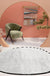 Feblilac Abstract Mirror Handmade Tufted Acrylic Livingroom Carpet Area Rug