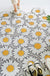 Feblilac White Daisy PVC Coil Door Mat