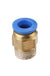 Machifit Pneumatic Connector Quick Joint PC Straight Male Thread Pipe Fittings 8-01/02/03/04