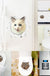 3D Cute Cat Wall Art Sticker Bathroom Toilet Lid Cover Decal Home Office Decor