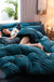 Double-sided magic velvet four-piece coral velvet bedding