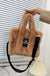 Designer Faux Fur Tote Bag - Okeihouse