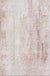 Modern Abstract Rug Light Pink Polyester Rug Washable Non-Slip Backing Area Rug for Bedroom