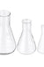 50/100/150/250m Flat Bottom Conical Glass Flask