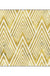 Gold Bedroom Rug Novelty Geometric Mountain Stripe Pattern Area Rug Polyester Pet Friendly Washable Carpet