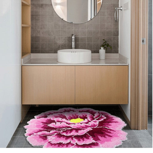 Feblilac Peony Tufted Bathmat