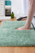 Feblilac Rectangular Solid Long Plush Tufted Bath Mat