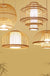 Chinese Style Bamboo Chandelier Creative Round Lobby Lobby Atmosphere