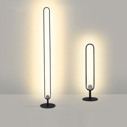 Double Pole Light Luxury Floor Creative Atmosphere Lamp Bedroom Vertical Bedside Creative Eye Protection Lamp