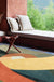 Novelty Living Room Rug Colorful Color Block Print Rug Polyester Stain-Resistant Washable Area Rug