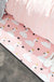 Casual Kids Rug in Pink Animal Swan Crown Pattern Rug Polyester Non-Slip Carpet for Children's Room