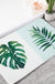 Green and Pink Nursery Rug Kids Botanical Leaf Potted Plants Pattern Area Rug Polyester Pet Friendly Carpet