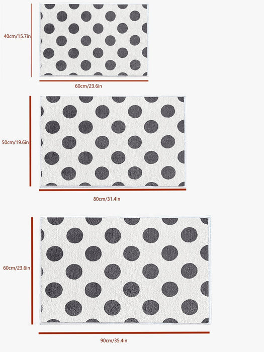 Dot Pattern Non-slip Bath Rug