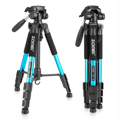 Compatible with Apple, New Zomei Tripod Z666 Professional Portable Travel Aluminum Camera Tripod Accessories Stand with Pan Head for Digital SLR Camera