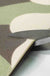Feblilac Golden Frame Green Leaves PVC Leather Kitchen Mat