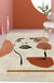 Contemporary Figure Pattern Rug Multicolor Polyester Rug Washable Pet Friendly Area Rug for Bedroom