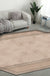 Brown Bedroom Rug Novelty Solid Color Area Rug Polyester Pet Friendly Anti-Slip Carpet