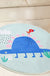 Kids Cartoon Animal Pattern Rug Grey and Green Polyester Rug Washable Pet Friendly Non-Slip Area Rug for Child's Bedroom