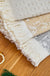 Cotton Linen Plain Class A Simple Ins Style Tassel Blanket