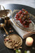 Copper Fruit Plate Snack Bowl Decoration Dining Table Living Room Soft Decoration Crystal Fruit Plate