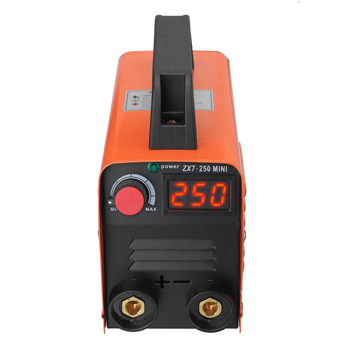 Topshak ZX7-250 250A 220V Mini Electric Welding Machine Portable Digital Display MMA ARC DC Inverter Plastic Welder Weld Equipment