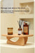 Customized Wooden Table Shelf Perfume Cup Skin Care Products Wooden Storage Rack Home Solid Wood Display Stand