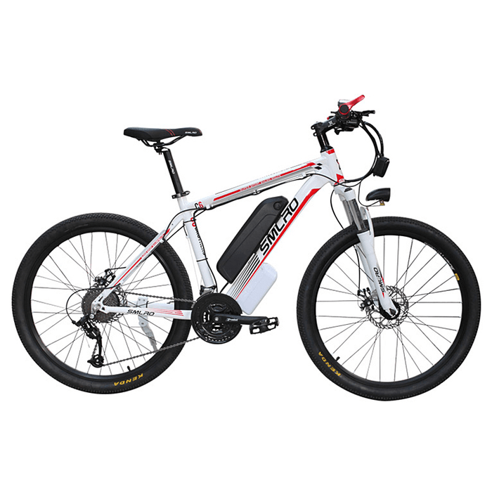 SMLRO C6 48V 13Ah 1000W 26In Electric Moped Bicycle Electric Bike 35Km/H Max Speed 60Km Max Range E Bike