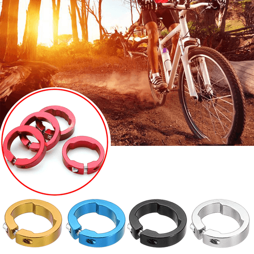 BIKIGHT 4 Pcs 8Mm Aluminum Alloy Bike Handlebar Lock Bar Grips Locking Rings Bike Accessories