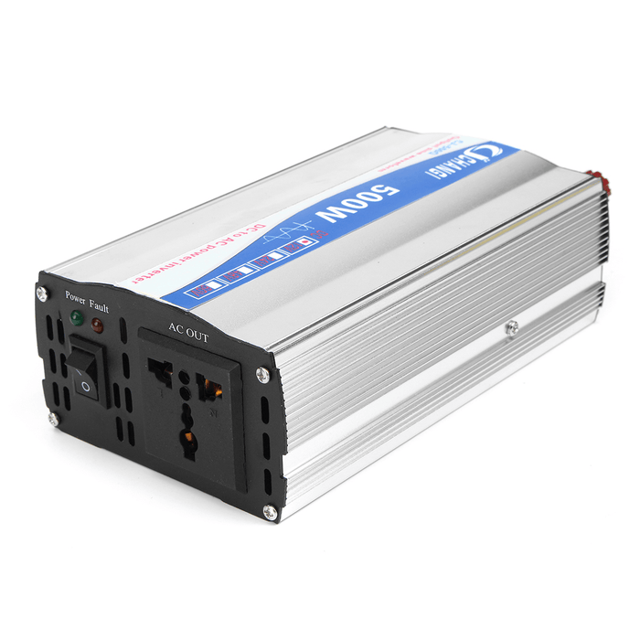 500W Home Power Inverter Pure Sine Wave 12V DC to 220V AC Transmitter Charger